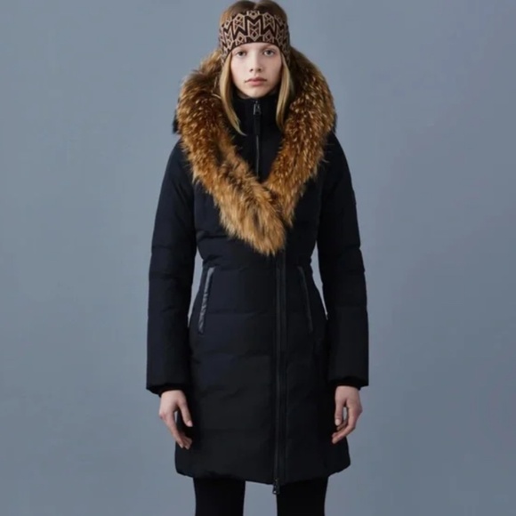 Mackage Kay Fur Lined Small Coat, Down - Picture 3 of 4